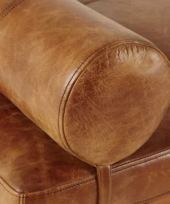 Maisons Du Monde Banquettes Daybed Vintage En Cuir Marron -Magasin Méridiennes daybed vintage en cuir marron 1000 8 6 176060 5