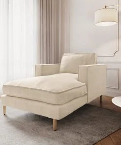 CXL By Christian Lacroix Méridiennes Méridien 1 Place En Tissu Structuré Beige Clair -Magasin Méridiennes meridien 1 place en tissu structure beige clair 10