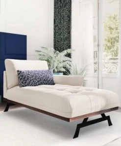 CXL By Christian Lacroix Méridiennes Méridien 1 Place En Tissu Structuré Beige Clair -Magasin Méridiennes meridien 1 place en tissu structure beige clair 6