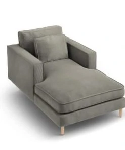 CXL By Christian Lacroix Méridiennes Méridien 1 Place En Tissu Structuré Gris Clair -Magasin Méridiennes meridien 1 place en tissu structure gris clair 3