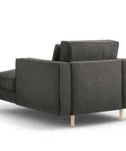 CXL By Christian Lacroix Méridiennes Méridien 1 Place En Tissu Structuré Gris Foncé -Magasin Méridiennes meridien 1 place en tissu structure gris fonce 4