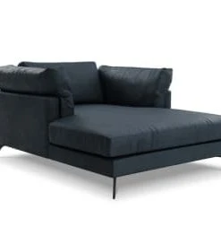 CXL By Christian Lacroix Méridiennes Méridien Cuir Cuirne 1 Place En Cuir Cuir Noir -Magasin Méridiennes meridien cuir cuirne 1 place en cuir cuir bleu 3