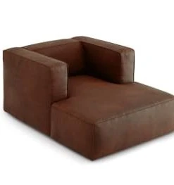 CXL By Christian Lacroix Méridiennes Méridien Cuir Cuirne 1 Place En Cuir Cuir Marron Foncé -Magasin Méridiennes meridien cuir cuirne 1 place en cuir cuir cognac 10