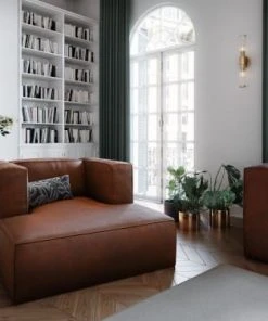 CXL By Christian Lacroix Méridiennes Méridien Cuir Cuirne 1 Place En Cuir Cuir Cognac -Magasin Méridiennes meridien cuir cuirne 1 place en cuir cuir cognac 13