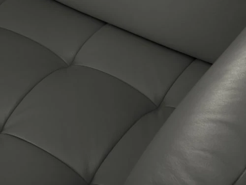 CXL By Christian Lacroix Méridiennes Méridien Cuir Cuirne 1 Place En Cuir Cuir Gris Foncé 6 CXL By Christian Lacroix Méridiennes Méridien Cuir Cuirne 1 Place En Cuir Cuir Gris Foncé – Image 4