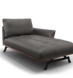 CXL By Christian Lacroix Méridiennes Méridien Cuir Cuirne 1 Place En Cuir Cuir Gris Foncé 13 CXL By Christian Lacroix Méridiennes Méridien Cuir Cuirne 1 Place En Cuir Cuir Gris Foncé -Magasin Méridiennes meridien cuir cuirne 1 place en cuir cuir gris fonce 7