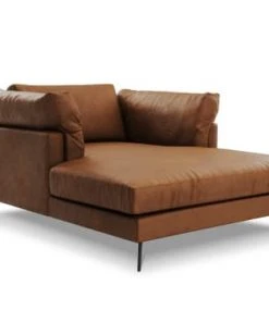 CXL By Christian Lacroix Méridiennes Méridien Cuir Cuirne 1 Place En Cuir Cuir Marron