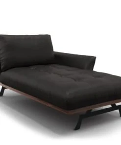 CXL By Christian Lacroix Méridiennes Méridien Cuir Cuirne 1 Place En Cuir Cuir Noir