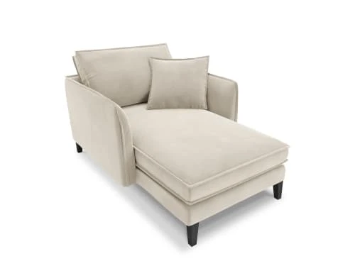 CXL By Christian Lacroix Méridiennes Méridien Veloursne 1 Place En Velours Beige 6 CXL By Christian Lacroix Méridiennes Méridien Veloursne 1 Place En Velours Beige – Image 4