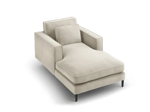 CXL By Christian Lacroix Méridiennes Méridien Veloursne 1 Place En Velours Beige 6 CXL By Christian Lacroix Méridiennes Méridien Veloursne 1 Place En Velours Beige – Image 4