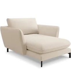 CXL By Christian Lacroix Méridiennes Méridien Veloursne 1 Place En Velours Noir -Magasin Méridiennes meridien veloursne 1 place en velours beige 5