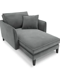 CXL By Christian Lacroix Méridiennes Méridien Veloursne 1 Place En Velours Gris Clair -Magasin Méridiennes meridien veloursne 1 place en velours gris clair 7