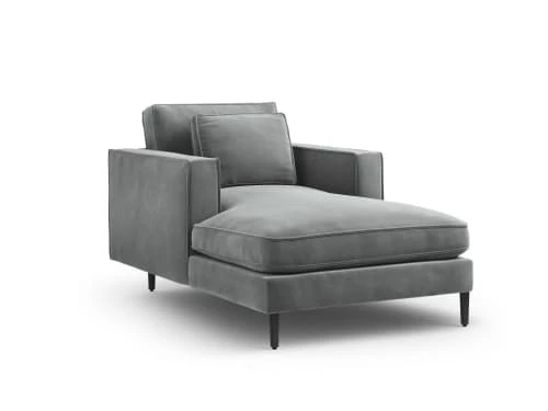 CXL By Christian Lacroix Méridiennes Méridien Veloursne 1 Place En Velours Gris Clair 3 CXL By Christian Lacroix Méridiennes Méridien Veloursne 1 Place En Velours Gris Clair