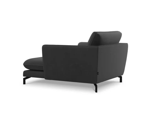 CXL By Christian Lacroix Méridiennes Méridien Veloursne 1 Place En Velours Gris Foncé 6 CXL By Christian Lacroix Méridiennes Méridien Veloursne 1 Place En Velours Gris Foncé – Image 4