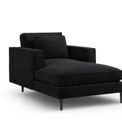 CXL By Christian Lacroix Méridiennes Méridien Veloursne 1 Place En Velours Bleu Foncé -Magasin Méridiennes meridien veloursne 1 place en velours noir 14