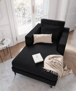 CXL By Christian Lacroix Méridiennes Méridien Veloursne 1 Place En Velours Noir -Magasin Méridiennes meridien veloursne 1 place en velours noir 17