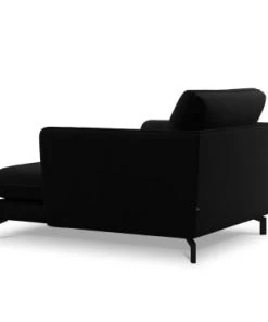 CXL By Christian Lacroix Méridiennes Méridien Veloursne 1 Place En Velours Noir -Magasin Méridiennes meridien veloursne 1 place en velours noir 4