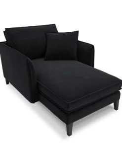 CXL By Christian Lacroix Méridiennes Méridien Veloursne 1 Place En Velours Noir -Magasin Méridiennes meridien veloursne 1 place en velours noir 8