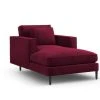 CXL By Christian Lacroix Méridiennes Méridien Veloursne 1 Place En Velours Rouge Foncé