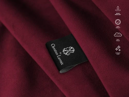 CXL By Christian Lacroix Méridiennes Méridien Veloursne 1 Place En Velours Rouge Foncé 5 CXL By Christian Lacroix Méridiennes Méridien Veloursne 1 Place En Velours Rouge Foncé – Image 3