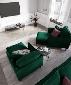 CXL By Christian Lacroix Méridiennes Méridien Veloursne 1 Place En Velours Vert Bouteille 9 CXL By Christian Lacroix Méridiennes Méridien Veloursne 1 Place En Velours Vert Bouteille -Magasin Méridiennes meridien veloursne 1 place en velours vert bouteille 1