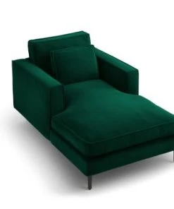 CXL By Christian Lacroix Méridiennes Méridien Veloursne 1 Place En Velours Vert Bouteille -Magasin Méridiennes meridien veloursne 1 place en velours vert bouteille 8