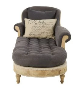 Maisons Du Monde Méridiennes Méridienne 1 Place En Lin Gris Charbon -Magasin Méridiennes meridienne 1 place en lin gris charbon 1000 0 40 187697 3