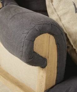 Maisons Du Monde Méridiennes Méridienne 1 Place En Lin Gris Charbon -Magasin Méridiennes meridienne 1 place en lin gris charbon 1000 0 40 187697 6