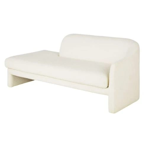 Maisons Du Monde Méridiennes Méridienne à Bouclettes écrues 4 Maisons Du Monde Méridiennes Méridienne à Bouclettes écrues – Image 2