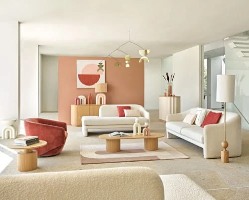 Maisons Du Monde Méridiennes Méridienne à Bouclettes écrues 7 Maisons Du Monde Méridiennes Méridienne à Bouclettes écrues – Image 5