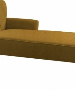 Custom Form Méridiennes Méridienne Accoudoir Angle Gauche Marron