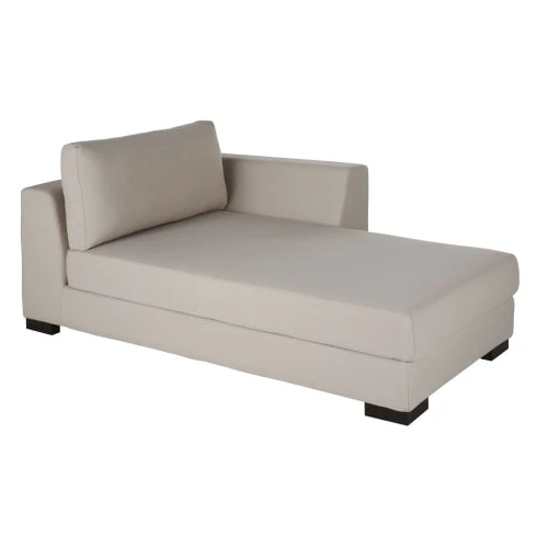 Maisons Du Monde Méridiennes Méridienne-coffre Droite Pour Canapé Modulable Mastic 4 Maisons Du Monde Méridiennes Méridienne-coffre Droite Pour Canapé Modulable Mastic – Image 2