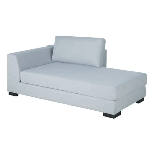 Maisons Du Monde Méridiennes Méridienne-coffre Gauche Pour Canapé Modulable Bleu Glacier 4 Maisons Du Monde Méridiennes Méridienne-coffre Gauche Pour Canapé Modulable Bleu Glacier – Image 2