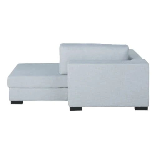 Maisons Du Monde Méridiennes Méridienne-coffre Gauche Pour Canapé Modulable Bleu Glacier 5 Maisons Du Monde Méridiennes Méridienne-coffre Gauche Pour Canapé Modulable Bleu Glacier – Image 3