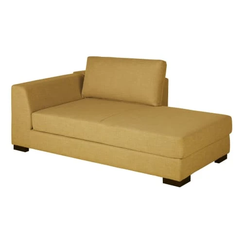 Maisons Du Monde Méridiennes Méridienne-coffre Gauche Pour Canapé Modulable Jaune 4 Maisons Du Monde Méridiennes Méridienne-coffre Gauche Pour Canapé Modulable Jaune – Image 2