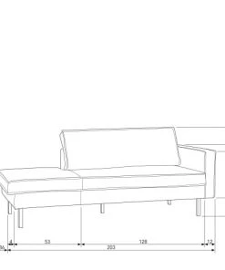 Bepurehome Méridiennes Méridienne Droite En Velours Bleu Canard -Magasin Méridiennes meridienne droite en velours bleu canard 3