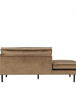 Bepurehome Méridiennes Méridienne Droite En Velours Taupe -Magasin Méridiennes meridienne droite en velours taupe 2