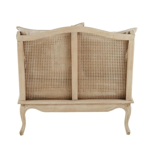 Maisons Du Monde Méridiennes Méridienne En Rotin Et Lin Gris Clair 5 Maisons Du Monde Méridiennes Méridienne En Rotin Et Lin Gris Clair – Image 3