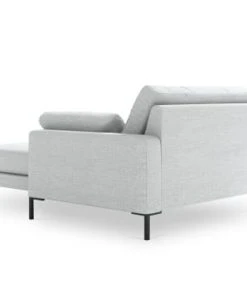 Micadoni Home Méridiennes Méridienne En Tissu Structuré Argent -Magasin Méridiennes meridienne en tissu structure argent 10