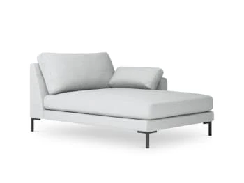 Micadoni Home Méridiennes Méridienne En Tissu Structuré Noir 7 Micadoni Home Méridiennes Méridienne En Tissu Structuré Noir – Image 5