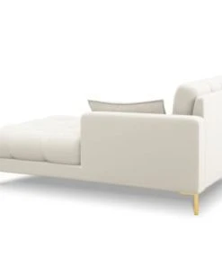 Micadoni Home Méridiennes Méridienne En Tissu Structuré Beige Clair -Magasin Méridiennes meridienne en tissu structure beige clair 2