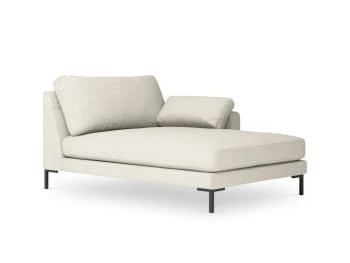 Micadoni Home Méridiennes Méridienne En Tissu Structuré Noir 8 Micadoni Home Méridiennes Méridienne En Tissu Structuré Noir – Image 6