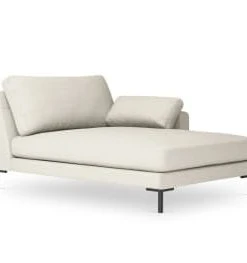 Micadoni Home Méridiennes Méridienne En Tissu Structuré Gris Foncé -Magasin Méridiennes meridienne en tissu structure beige clair 25