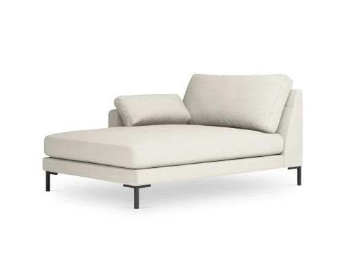 Micadoni Home Méridiennes Méridienne En Tissu Structuré Beige Clair 3 Micadoni Home Méridiennes Méridienne En Tissu Structuré Beige Clair