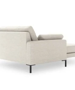 Micadoni Home Méridiennes Méridienne En Tissu Structuré Beige Clair 11 Micadoni Home Méridiennes Méridienne En Tissu Structuré Beige Clair -Magasin Méridiennes meridienne en tissu structure beige clair 7