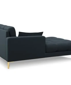 Micadoni Home Méridiennes Méridienne En Tissu Structuré Bleu -Magasin Méridiennes meridienne en tissu structure bleu 14