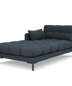 Micadoni Home Méridiennes Méridienne En Tissu Structuré Bleu