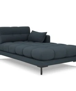 Micadoni Home Méridiennes Méridienne En Tissu Structuré Bleu