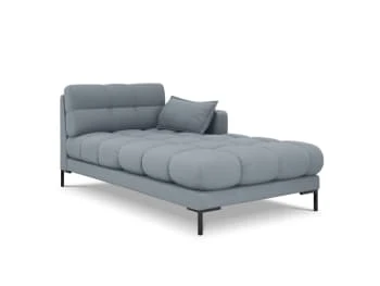 Micadoni Home Méridiennes Méridienne En Tissu Structuré Bleu 7 Micadoni Home Méridiennes Méridienne En Tissu Structuré Bleu – Image 5