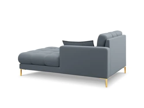 Micadoni Home Méridiennes Méridienne En Tissu Structuré Bleu Clair 5 Micadoni Home Méridiennes Méridienne En Tissu Structuré Bleu Clair – Image 3